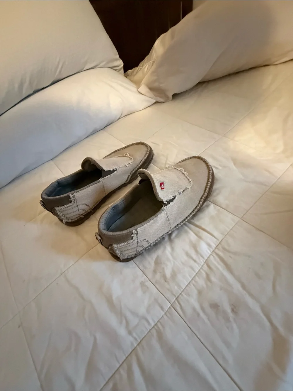 The North Face Men’s Slip-On Loafers in Beige and Brown